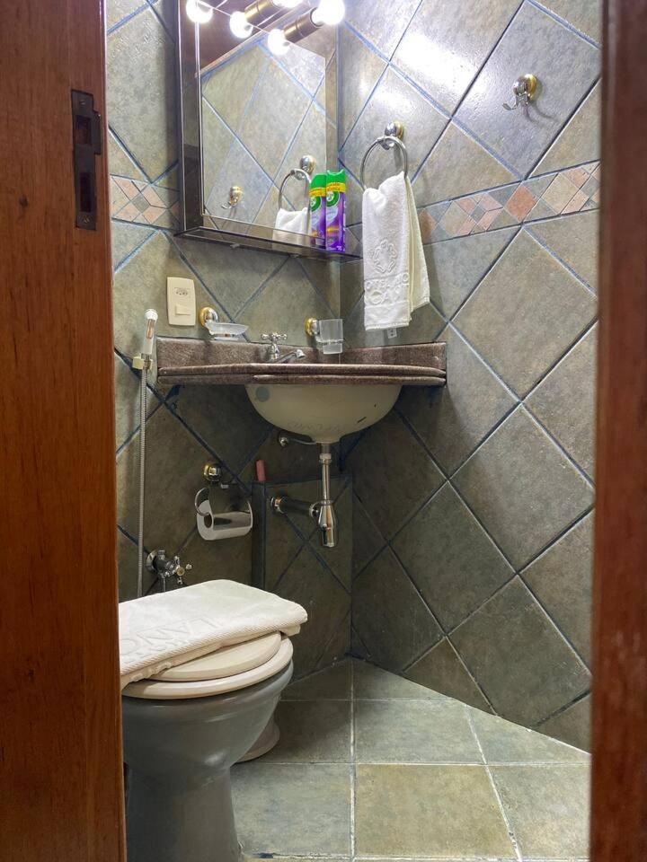 ריו דה ז'ניירו Apartamento Aconchegante Na Orla De Copacabana מראה חיצוני תמונה